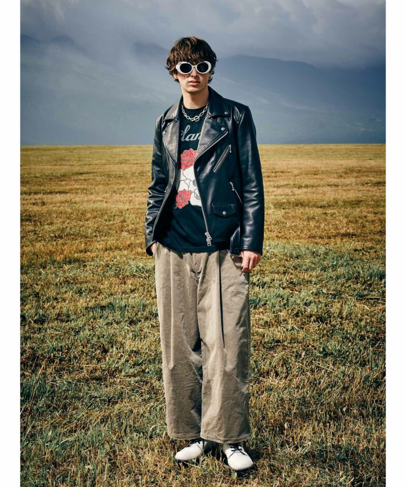 タックコーデュロイパンツ : GB0424/P09 | glamb Online Store タックコーデュロイパンツ : GB0424/P09 | glamb Online Store