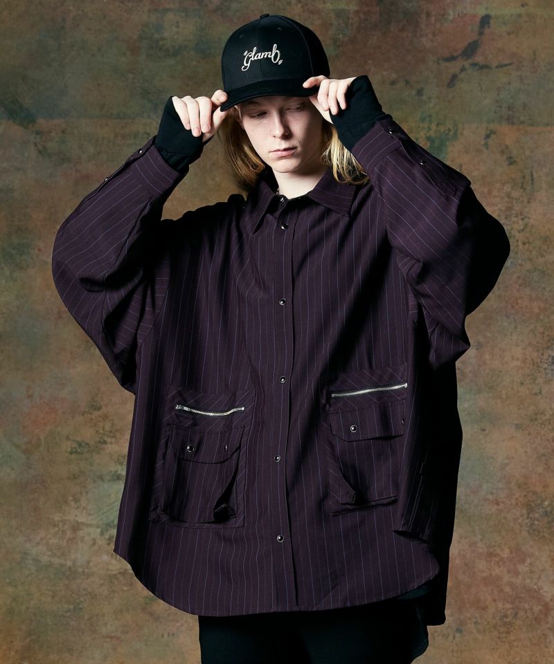 ＼半額SALE／ フォーエックスエルパールシャツ Online glamb | GB0424/SH07 : トップス