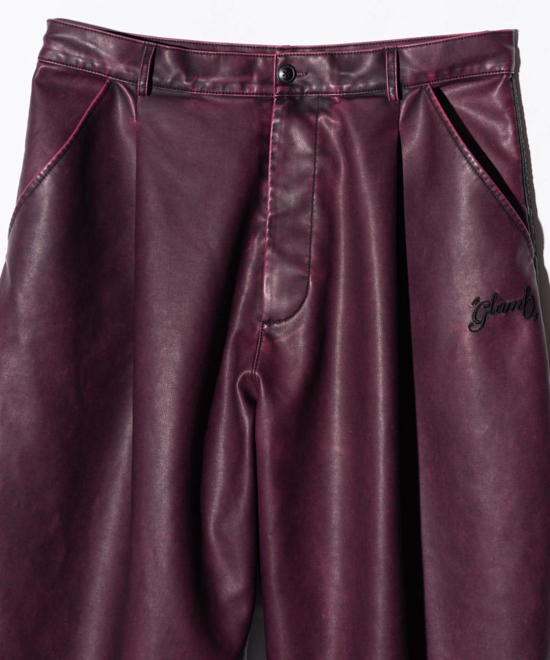 シンセレザートラックパンツ : GB0125/P07 | glamb Online Store公式通販
