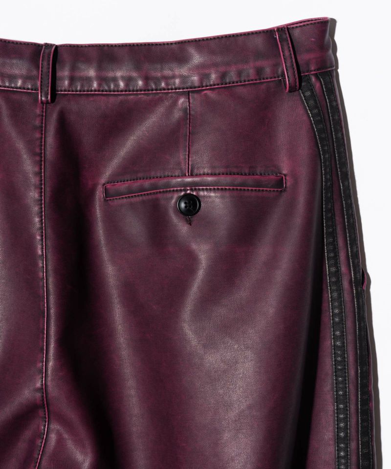シンセレザートラックパンツ : GB0125/P07 | glamb Online Store公式通販