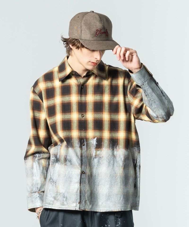 グリッターチェックシャツ : GB0225/SH04 | glamb Online Store