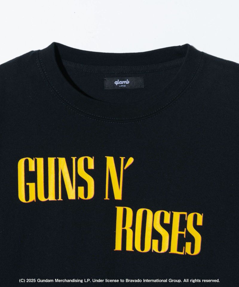 Guns N' Roses Japan 2025 Rose Cross Gold T-Shirt【グッズ